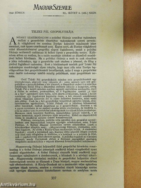 Magyar Szemle 1941. június