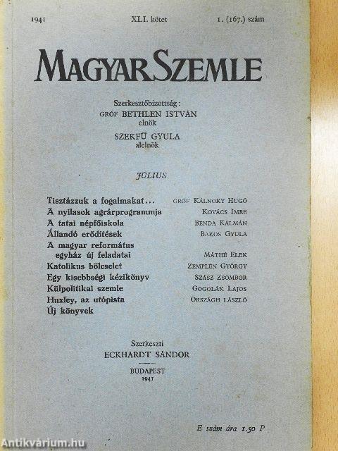 Magyar Szemle 1941. július