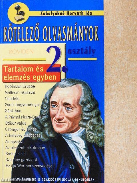 Kötelező olvasmányok röviden - 2. osztály