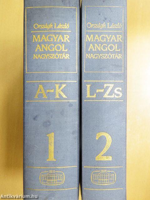 Magyar-angol nagyszótár 1-2.