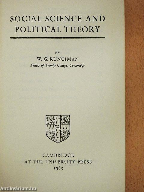 Social Science and Political Theory
