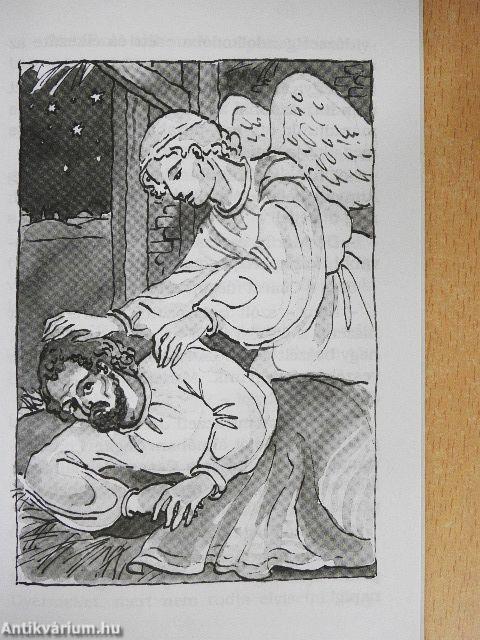 Mária kis szamarával Egyiptomban