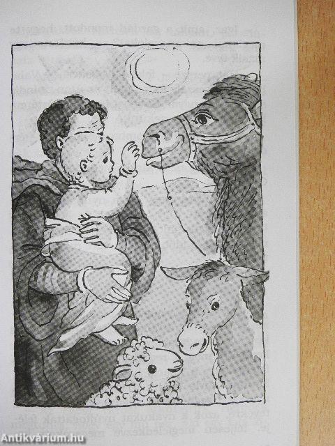 Mária kis szamarával Egyiptomban