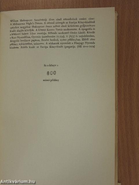 Szentivánéji álom