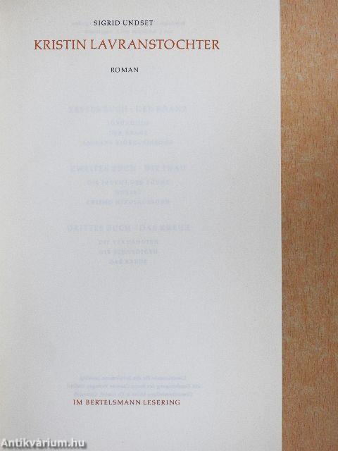 Kristin Lavranstochter