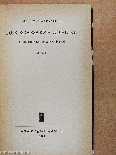 Der Schwarze Obelisk