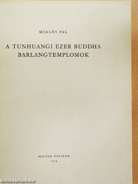 A tunhuangi Ezer Buddha Barlangtemplomok