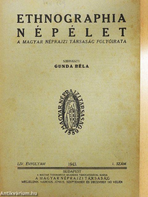 Ethnographia - Népélet 1943/1.