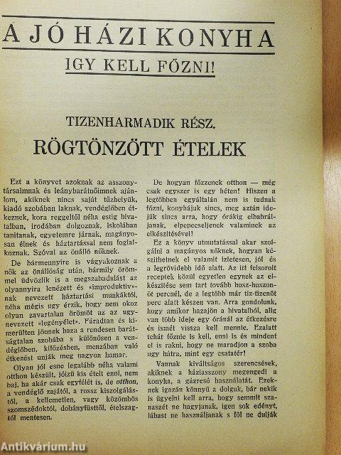 A jó házi konyha XIII.