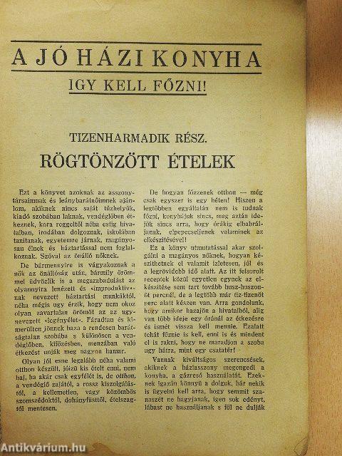 A jó házi konyha XIII.