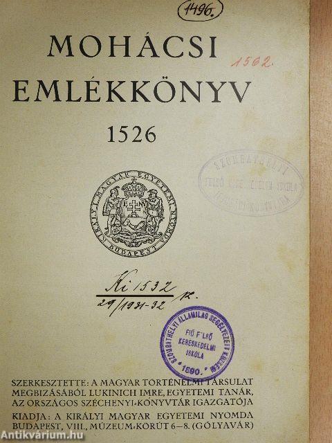 Mohácsi emlékkönyv 1526