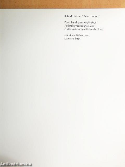 Kunst - Landschaft - Architektur