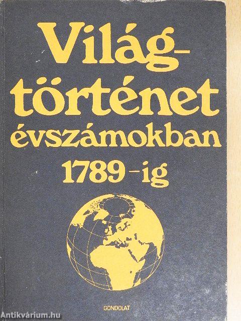 Világtörténet évszámokban I.