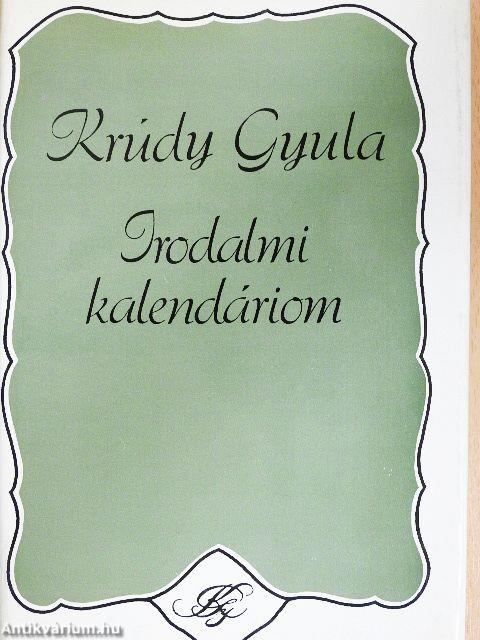 Irodalmi kalendáriom