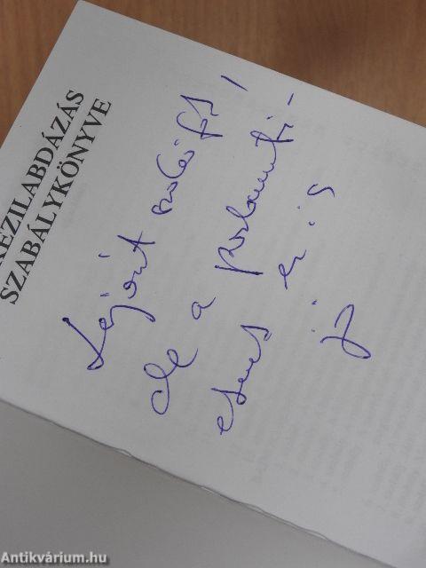 A kézilabdázás szabálykönyve