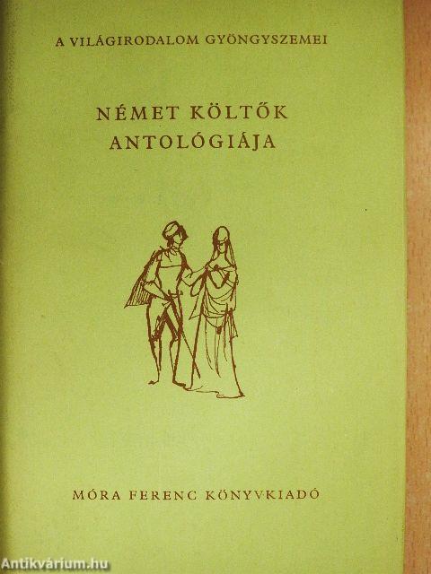 Német költők antológiája