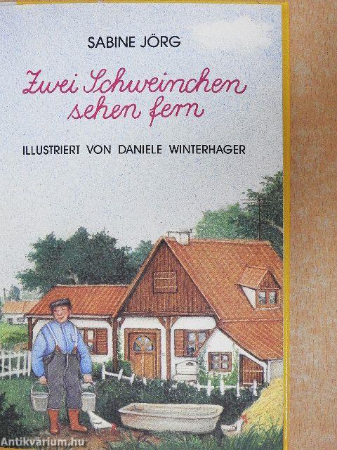 Zwei Schweinchen sehen fern