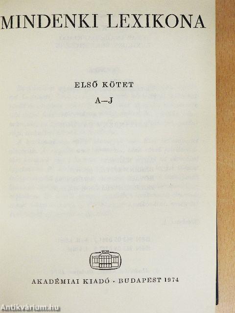 Mindenki lexikona I-II.
