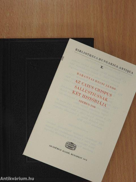 Az Caius Crispus Sallustiusnak két históriája