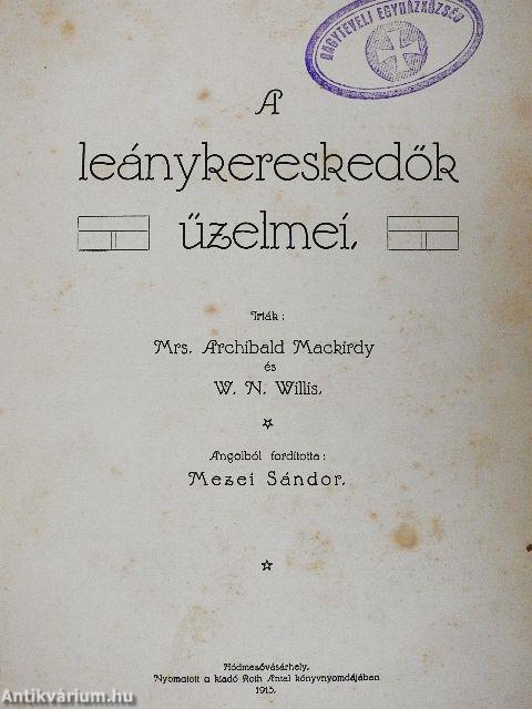 A leánykereskedők üzelmei