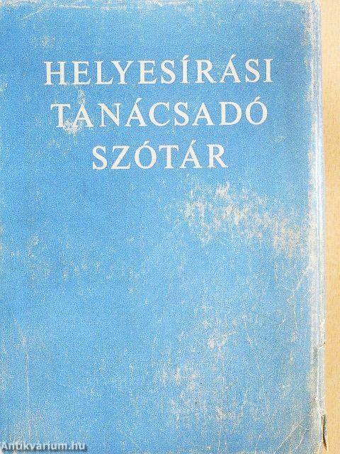 Helyesírási tanácsadó szótár