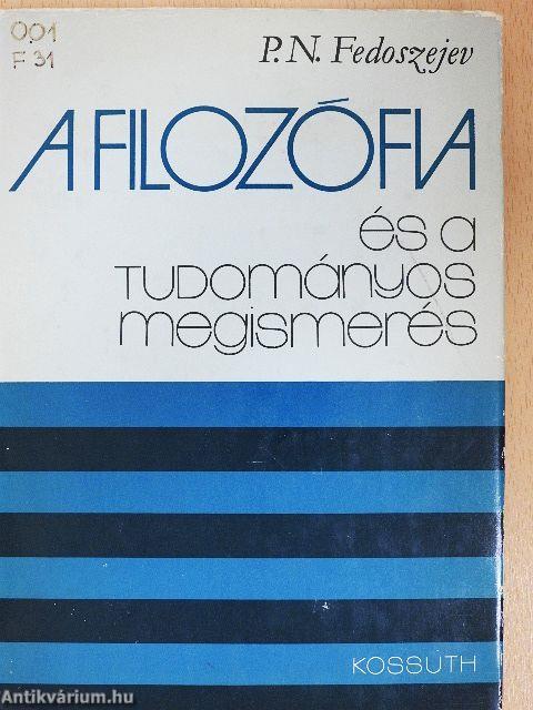 A filozófia és a tudományos megismerés