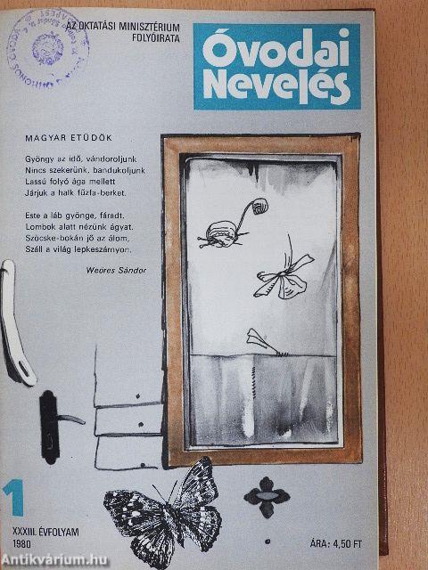 Óvodai nevelés 1980. január-december