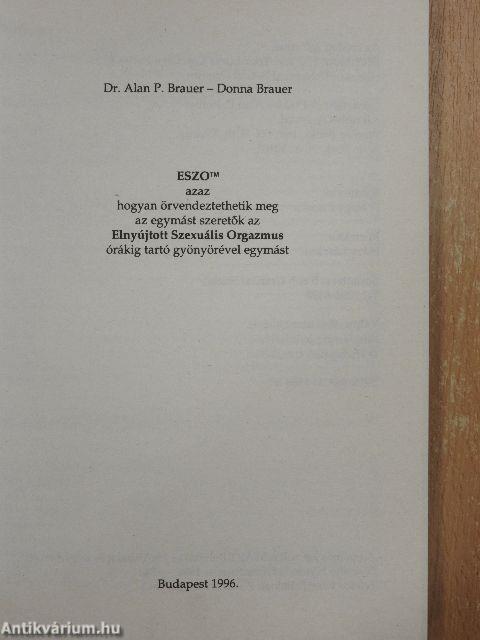 ESZO - Elnyújtott Szexuális Orgazmus