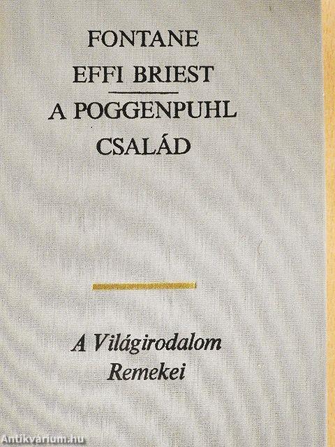 Effi Briest/A Poggenpuhl család