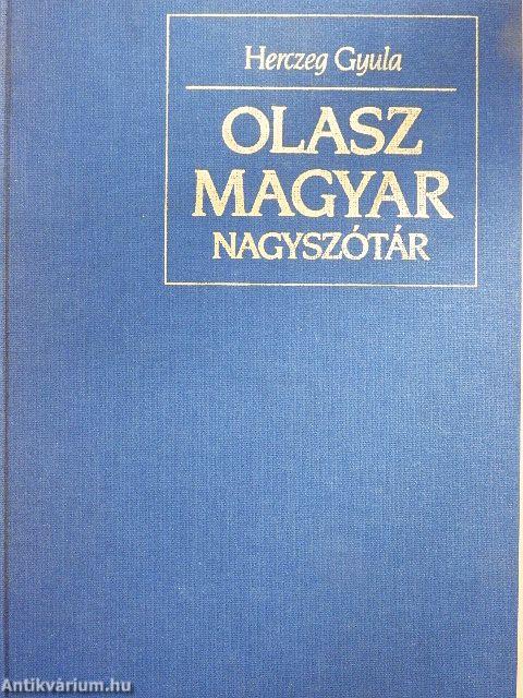 Olasz-magyar nagyszótár 1-2.