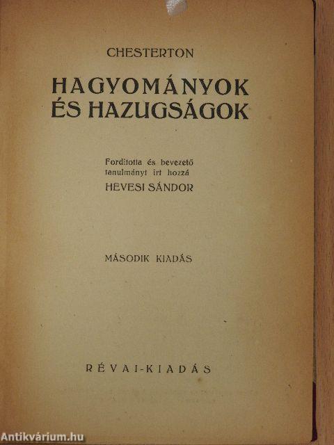 Hagyományok és hazugságok