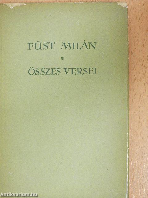 Füst Milán összes versei