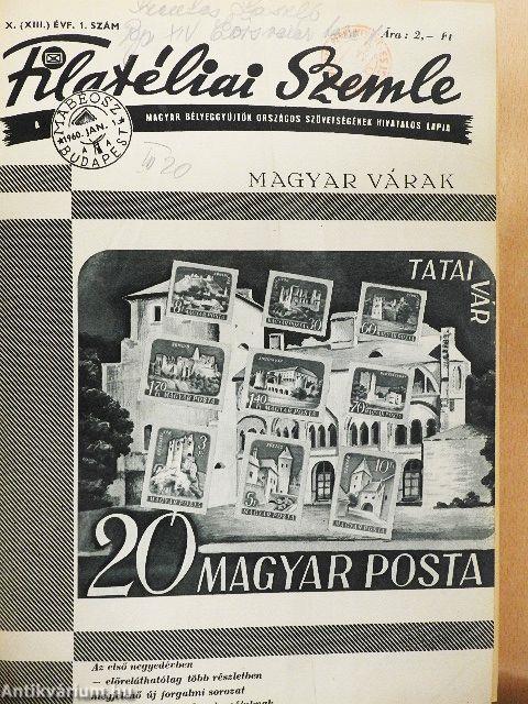Filatéliai Szemle 1960-1962. január-december