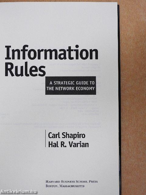 Information Rules