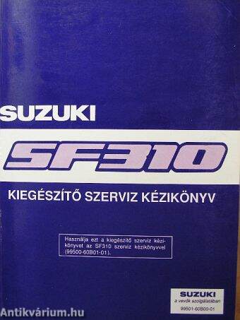 Suzuki SF310 Kiegészítő szervíz kézikönyv