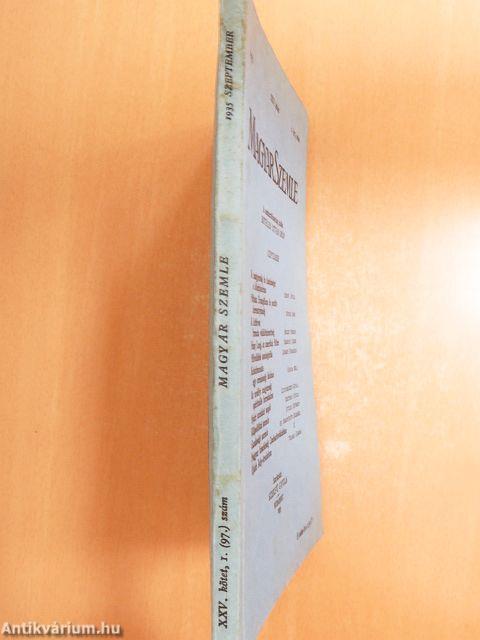 Magyar Szemle 1935. szeptember