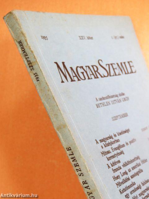 Magyar Szemle 1935. szeptember