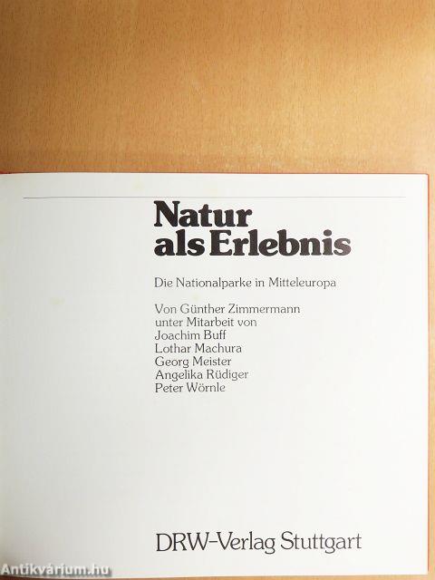 Natur als Erlebnis