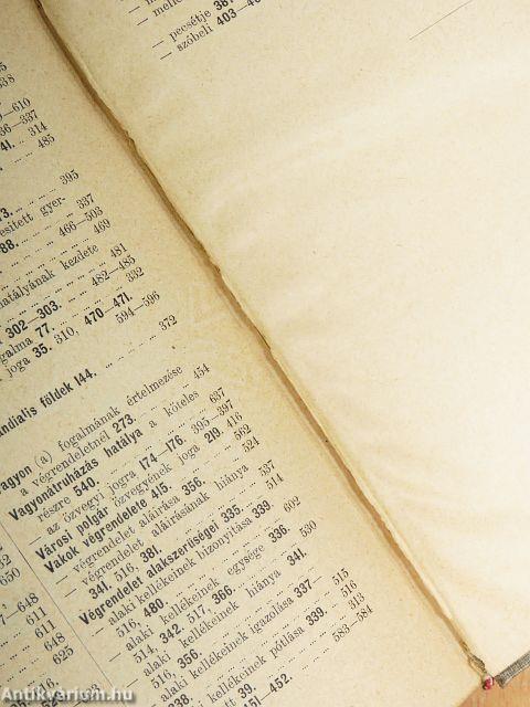 Magyar Döntvénytár I-XII. (nem teljes sorozat)