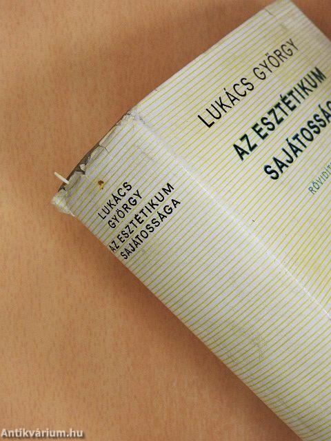 Az esztétikum sajátossága