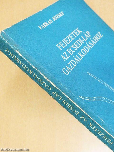 Fejezetek az Ecsedi-láp gazdálkodásához