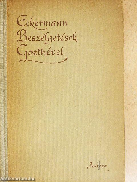 Beszélgetések Goethével