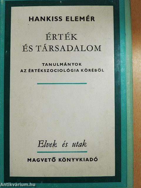 Érték és társadalom