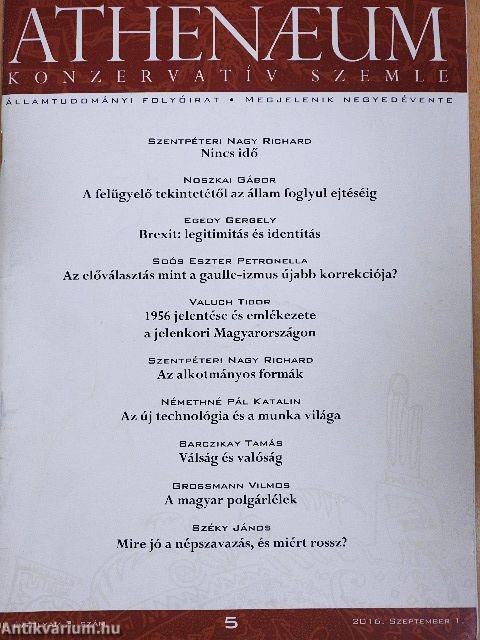 Athenaeum 2016. szeptember