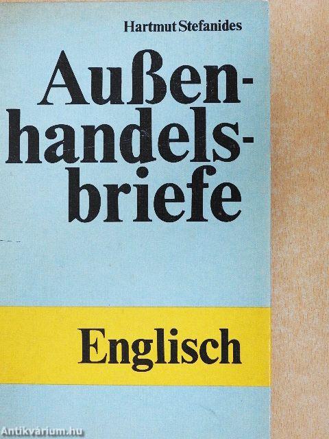 Außenhandelsbriefe Englisch