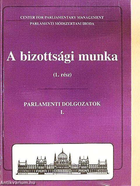 A bizottsági munka 1.