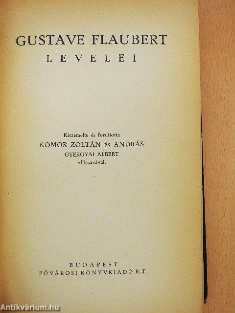 Gustave Flaubert levelei
