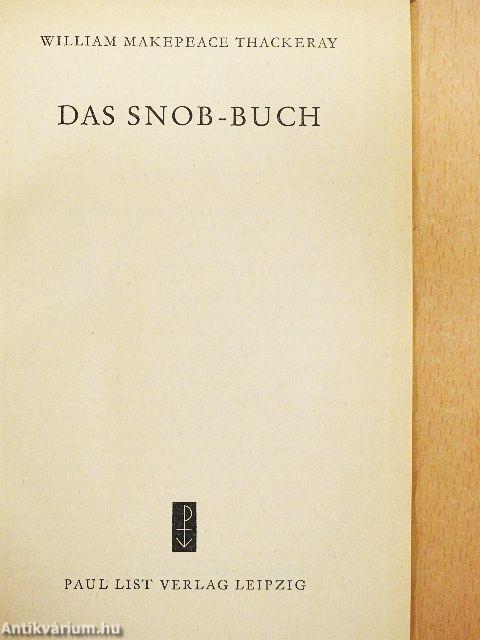 Das Snob-Buch