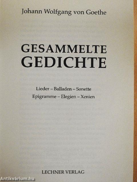 Gesammelte Gedichte