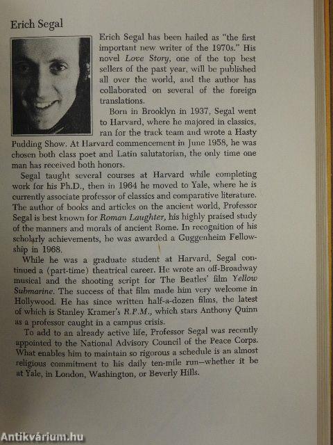 The crossing/Kinds of Love/The Antagonists/Love Story/Another part of the house